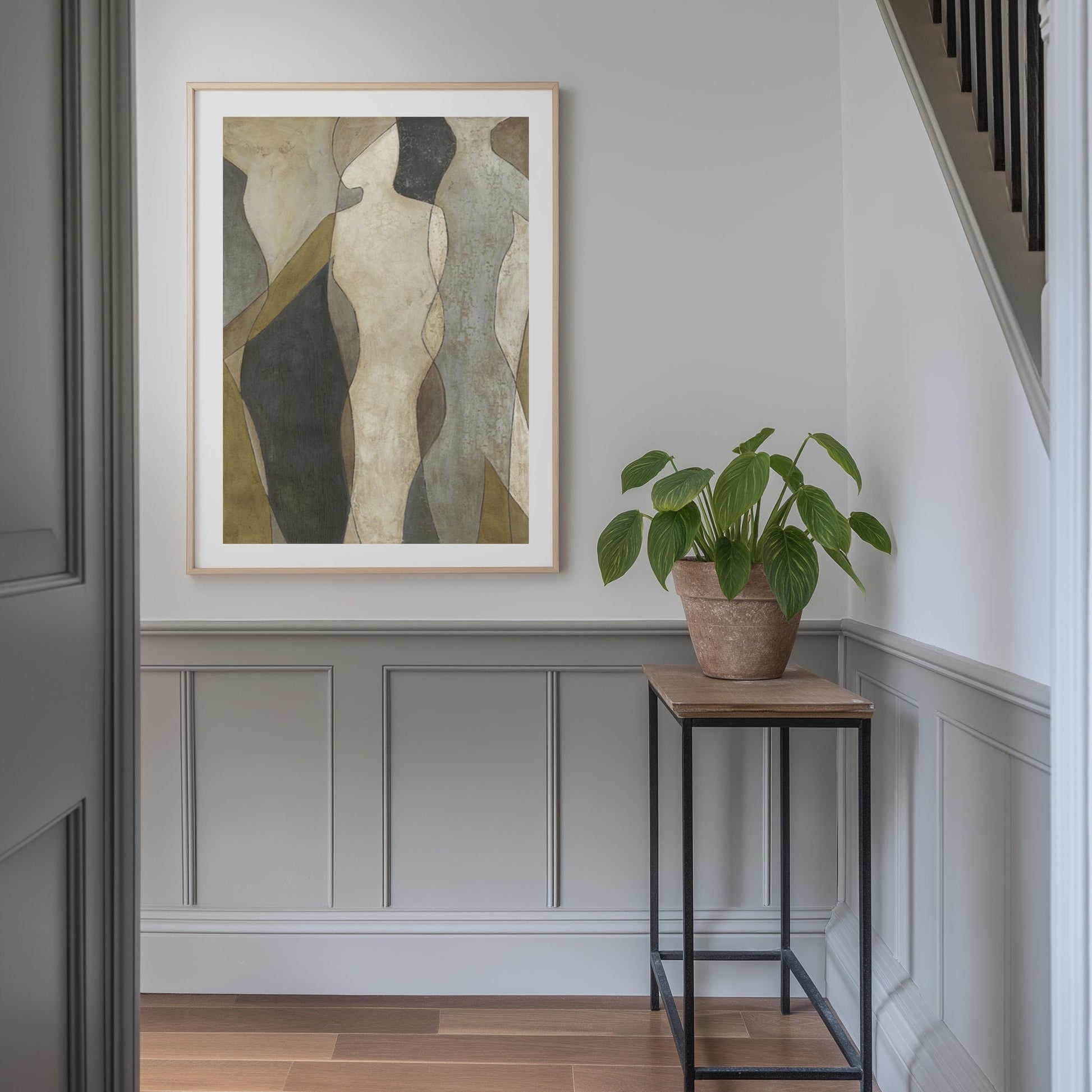 Figure Overlay I Wall Art