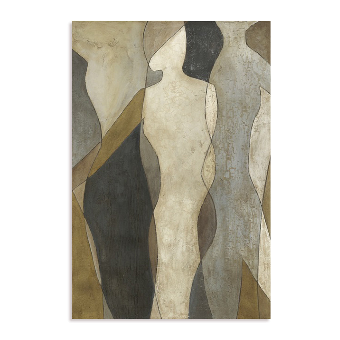 Figure Overlay I Wall Art