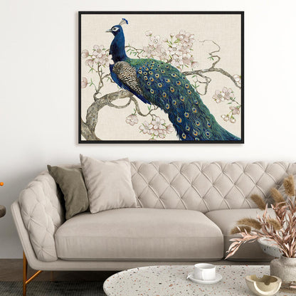 Peacock and Blossoms II