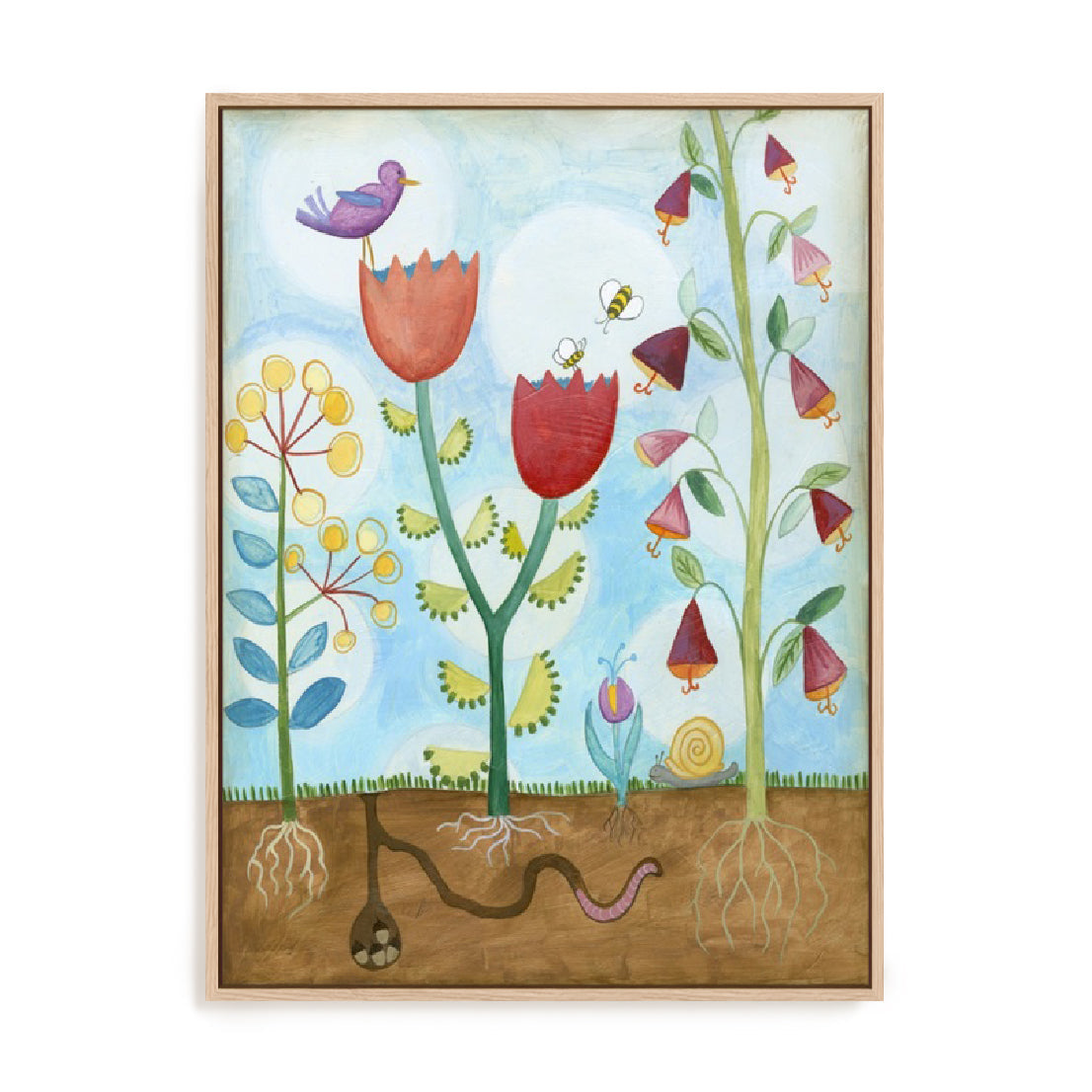 Whimsical Flower Garden I Wall Art