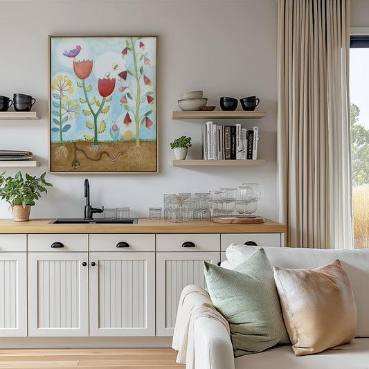 Whimsical Flower Garden I Wall Art