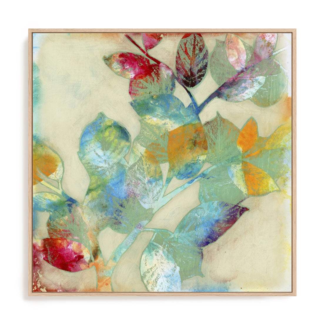 Merging Leaves II Wall Art