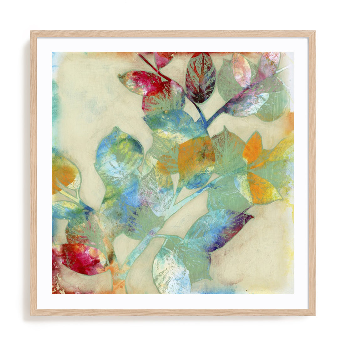 Merging Leaves II Wall Art