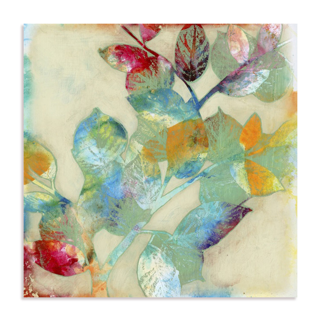 Merging Leaves II Wall Art