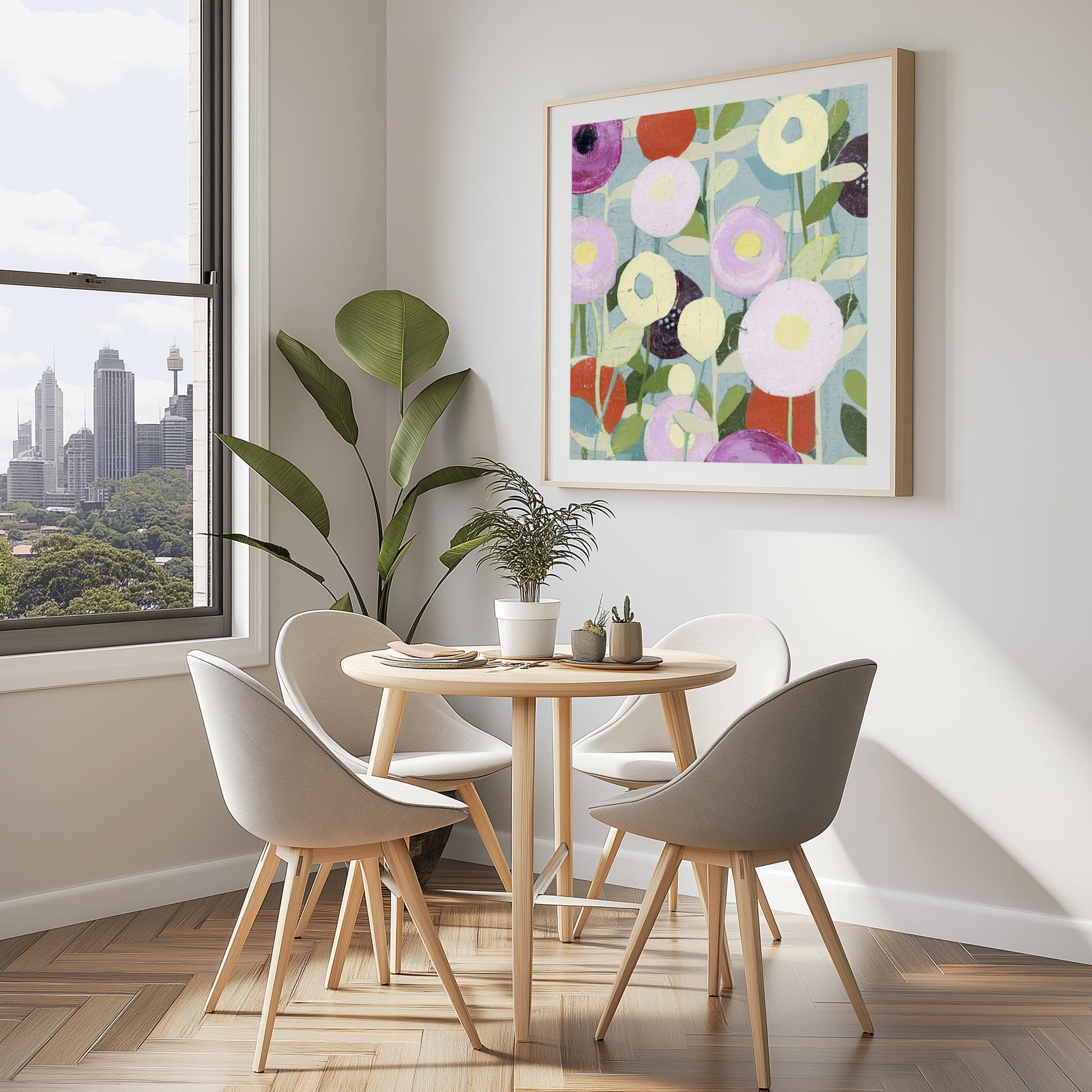Poppy Strata I Wall Art