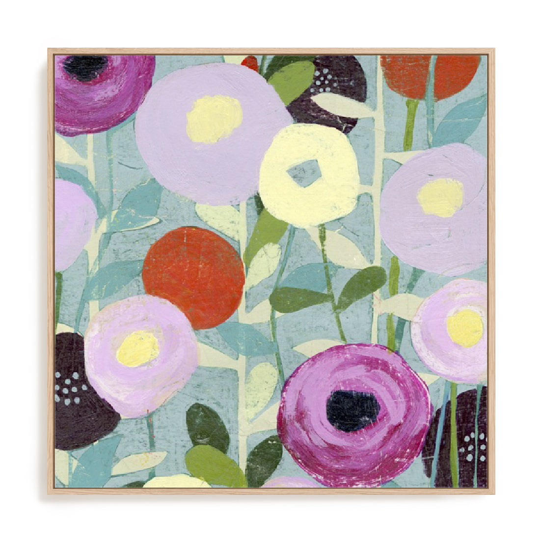 Poppy Strata III Wall Art