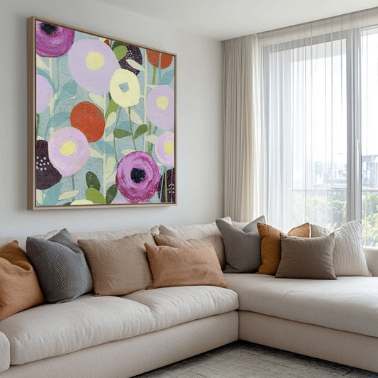 Poppy Strata III Wall Art
