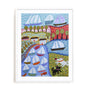 Dogs and Sailboats Wall Art