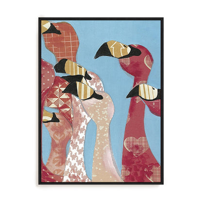 Flock of Flamingoes I Wall Art