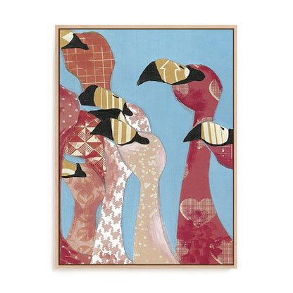Flock of Flamingoes I Wall Art