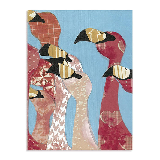 Flock of Flamingoes I Wall Art
