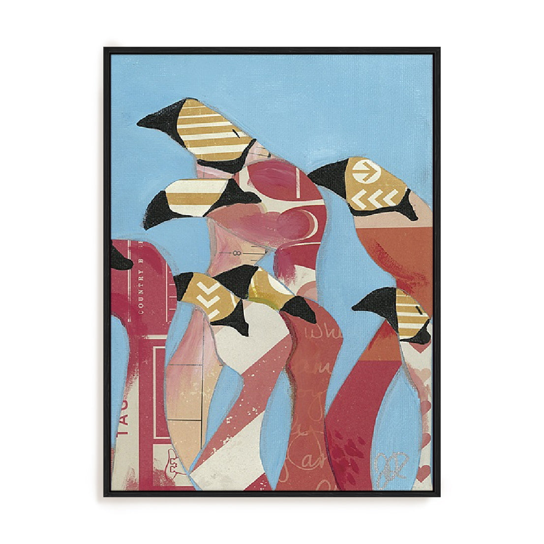 Flock of Flamingoes II Wall Art