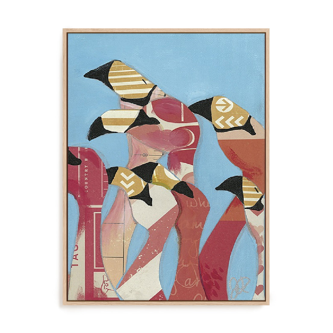 Flock of Flamingoes II Wall Art