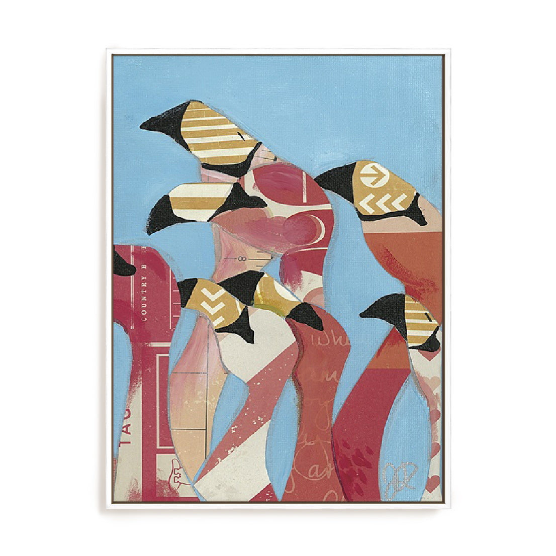 Flock of Flamingoes II Wall Art