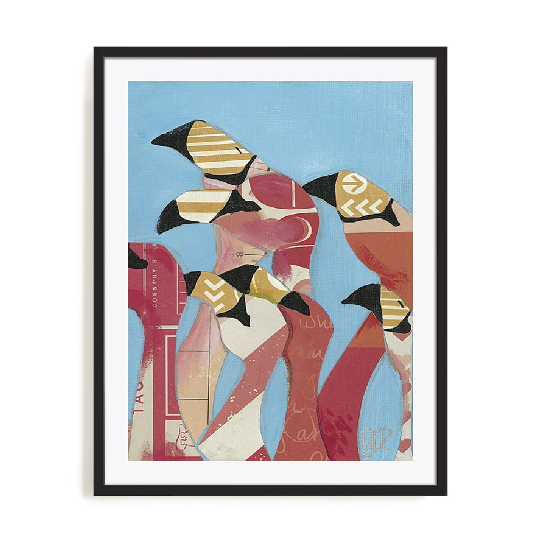 Flock of Flamingoes II Wall Art
