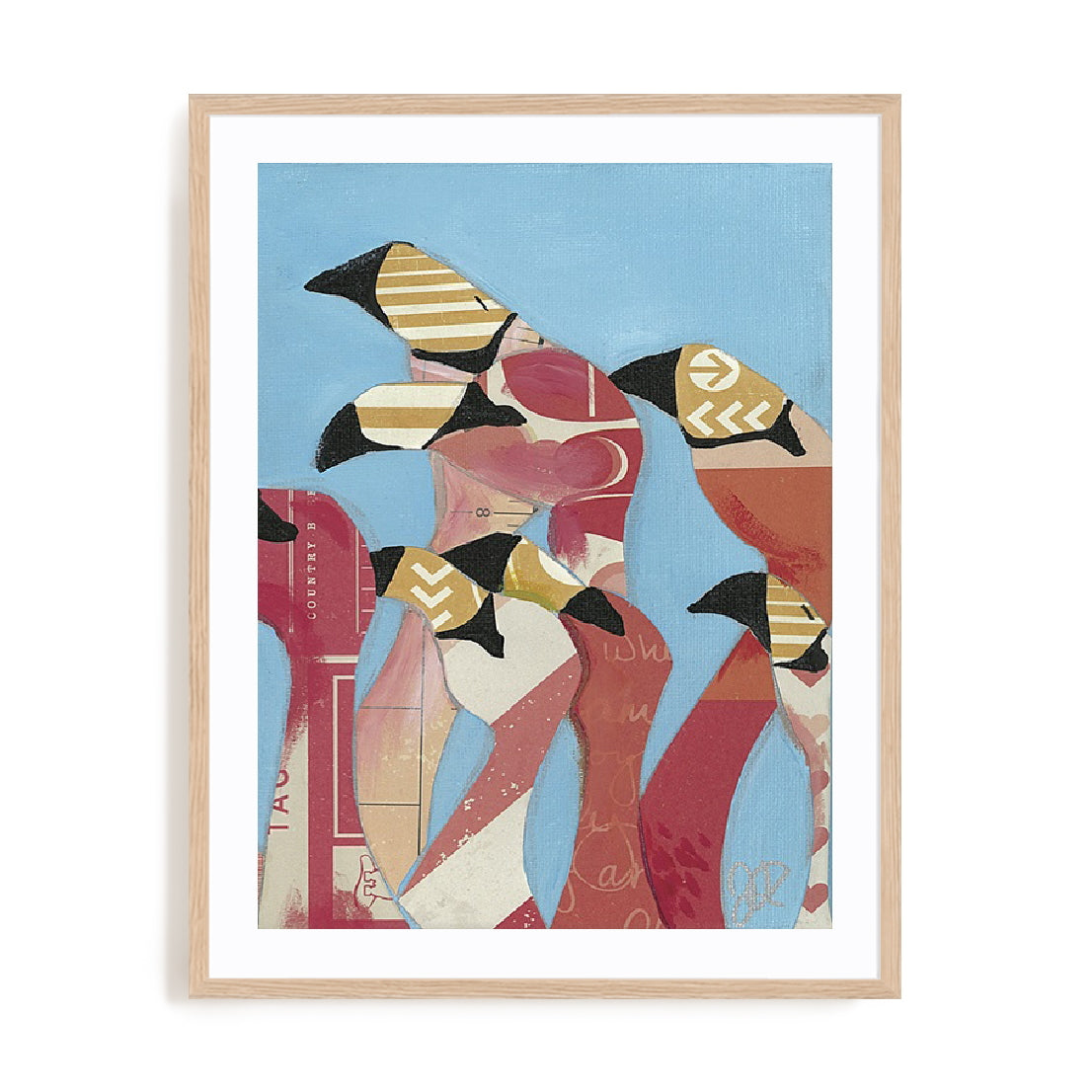 Flock of Flamingoes II Wall Art