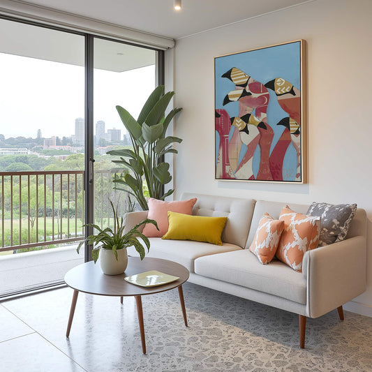Flock of Flamingoes II Wall Art