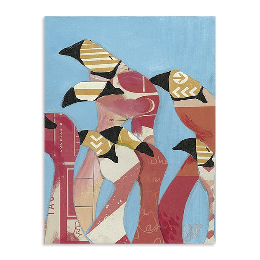 Flock of Flamingoes II Wall Art