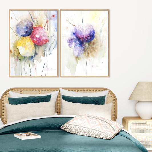 Hortenzzia I and II Wall Art