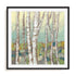 Kaleidoscope Birches II Wall Art #oran_black-white-border