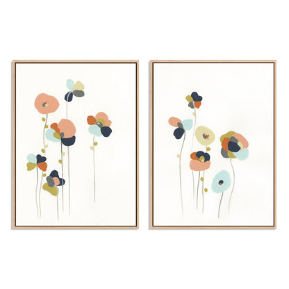 Modular Bouquet I and II Wall Art