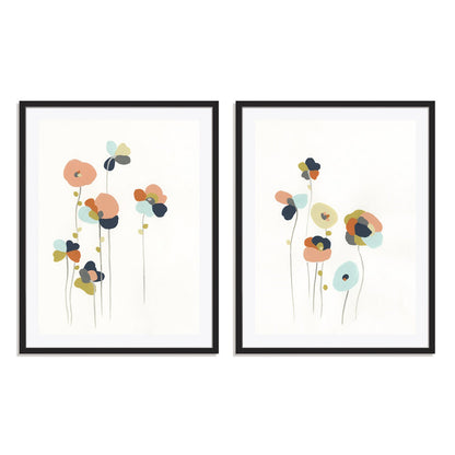 Modular Bouquet I and II Wall Art
