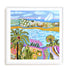 Palm Retreat Wall Art #oran_white-white-border