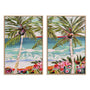 Palm Tree Wimsy I and II Wall Art