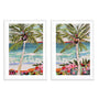Palm Tree Wimsy I and II Wall Art