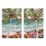 Palm Tree Wimsy I and II Wall Art