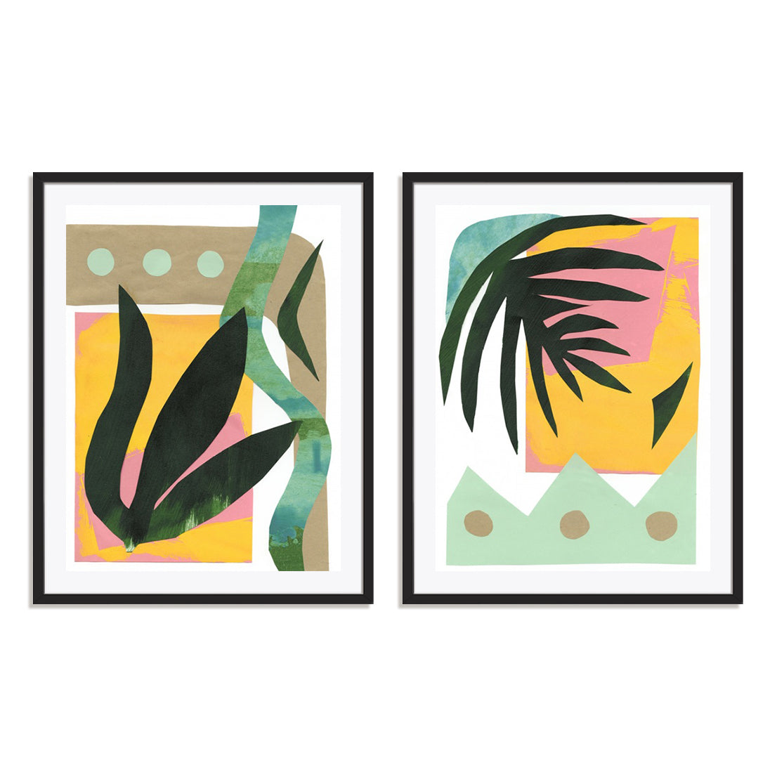 South Beach I and II Wall Art