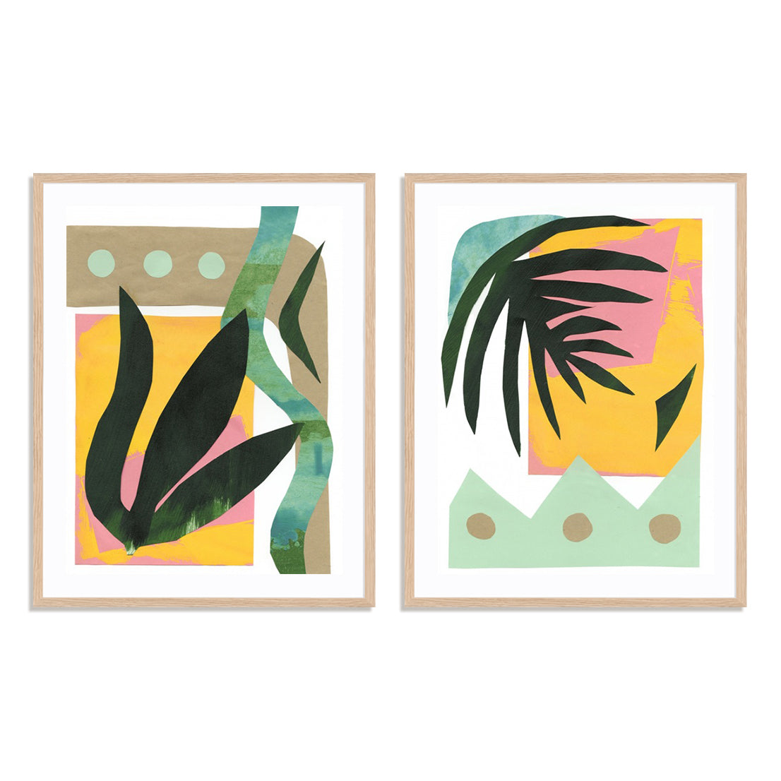 South Beach I and II Wall Art