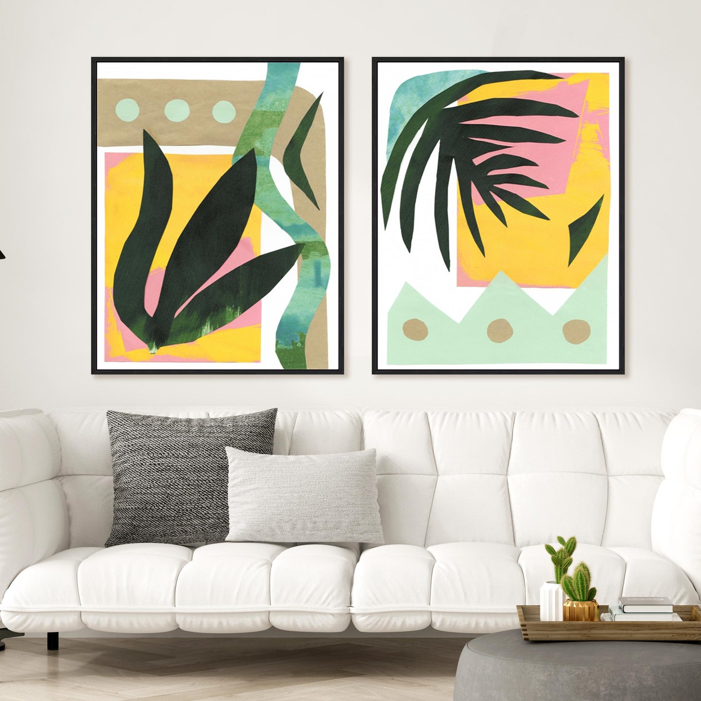 South Beach I and II Wall Art