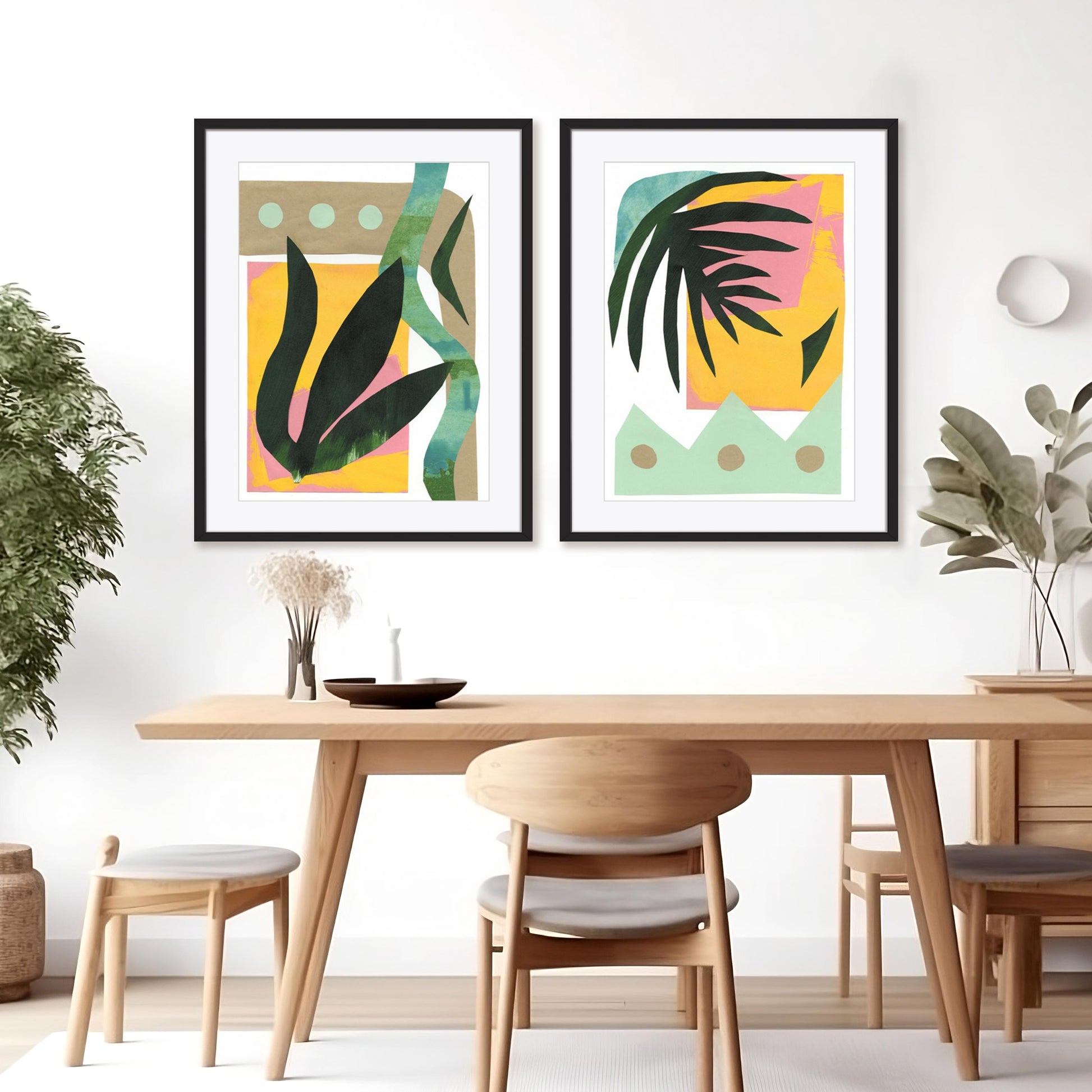 South Beach I and II Wall Art