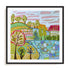 Tree Farm Wall Art #oran_black-white-border