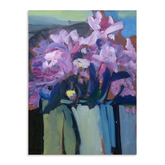 Violet Spring Flowers III Wall Art