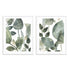 Water Leaves I and II Wall Art