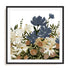 Wildflower Garden I Wall Art #oran_black-white-border