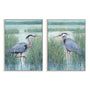 Wetland Heron I and II Wall Art