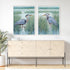Wetland Heron I and II Wall Art