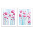 Pink Florets I and II Wall Art
