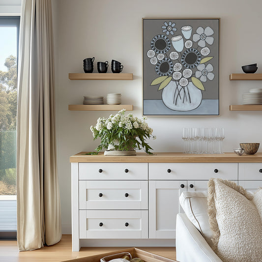 Happy Garden Flowers I Wall Art