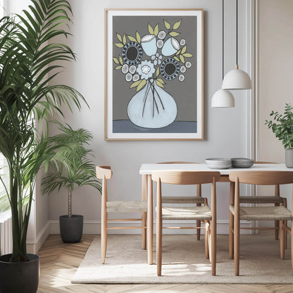 Happy Garden Flowers III Wall Art