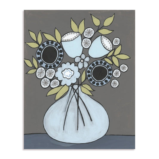 Happy Garden Flowers III Wall Art