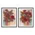 Poppies in a Vase I and II Wall Art