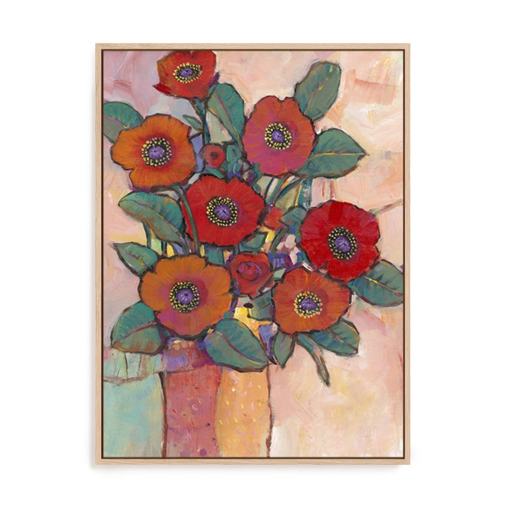 Poppies in a Vase I