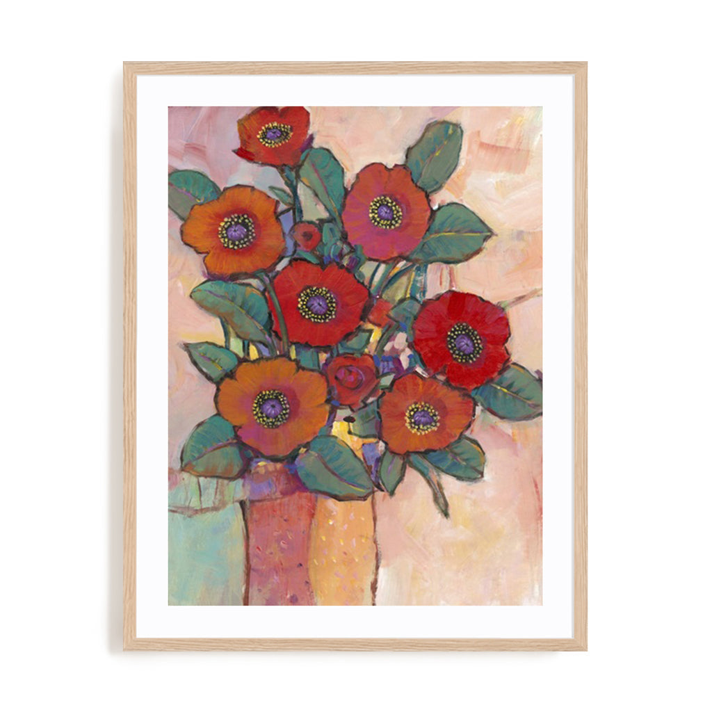 Poppies in a Vase I