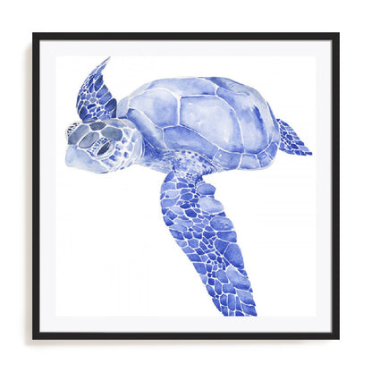 Ultramarine Sea Turtle I Wall Art