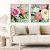 Brushy Floral I and II Wall Art