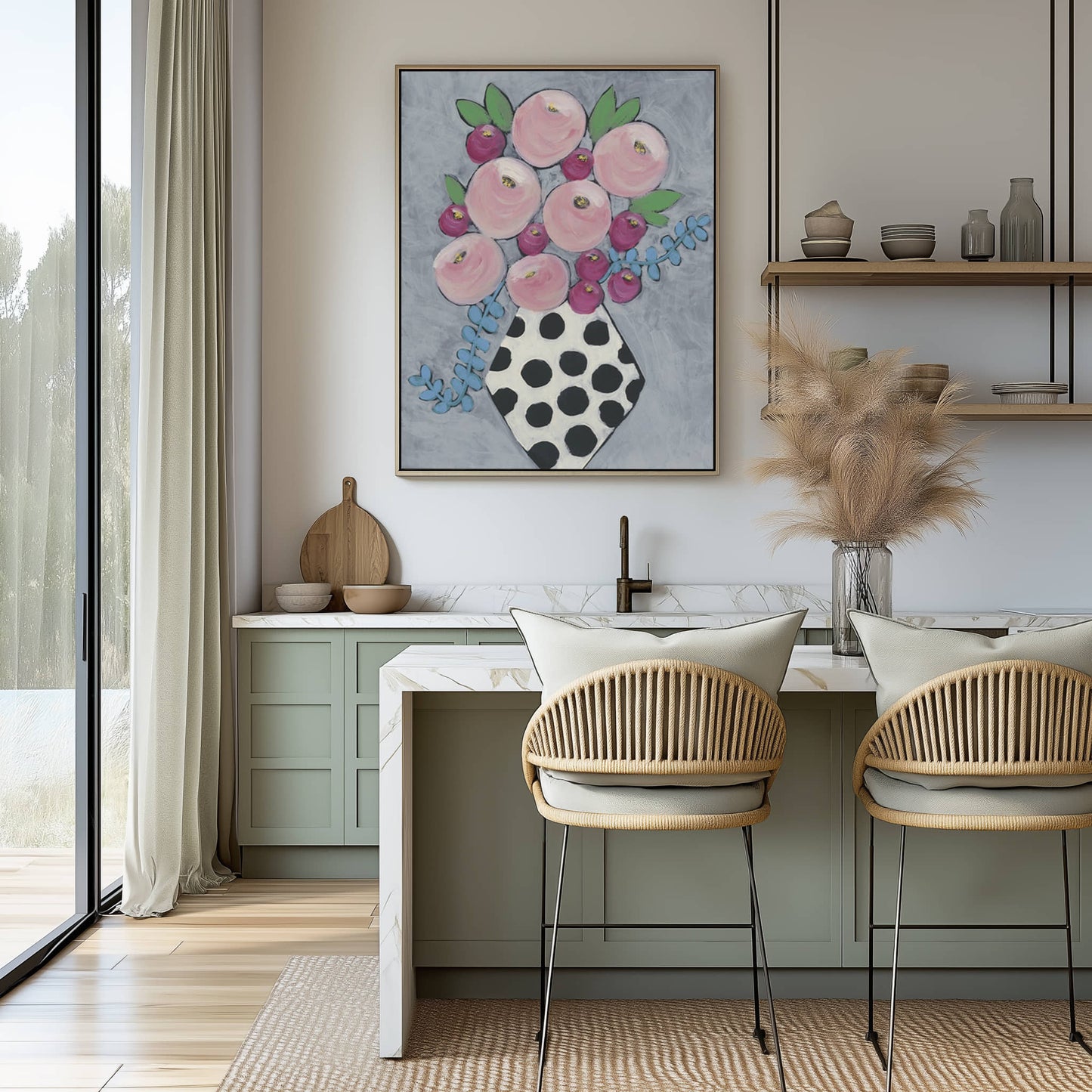 Floral Frolic I Wall Art